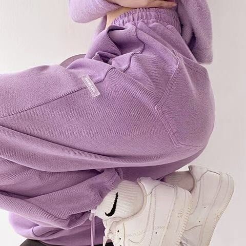 Quần Dài Nữ Ống Rộng In Chữ Thời Trang Năng Động 010527