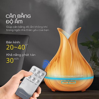 Máy xông tinh dầu bình hoa
