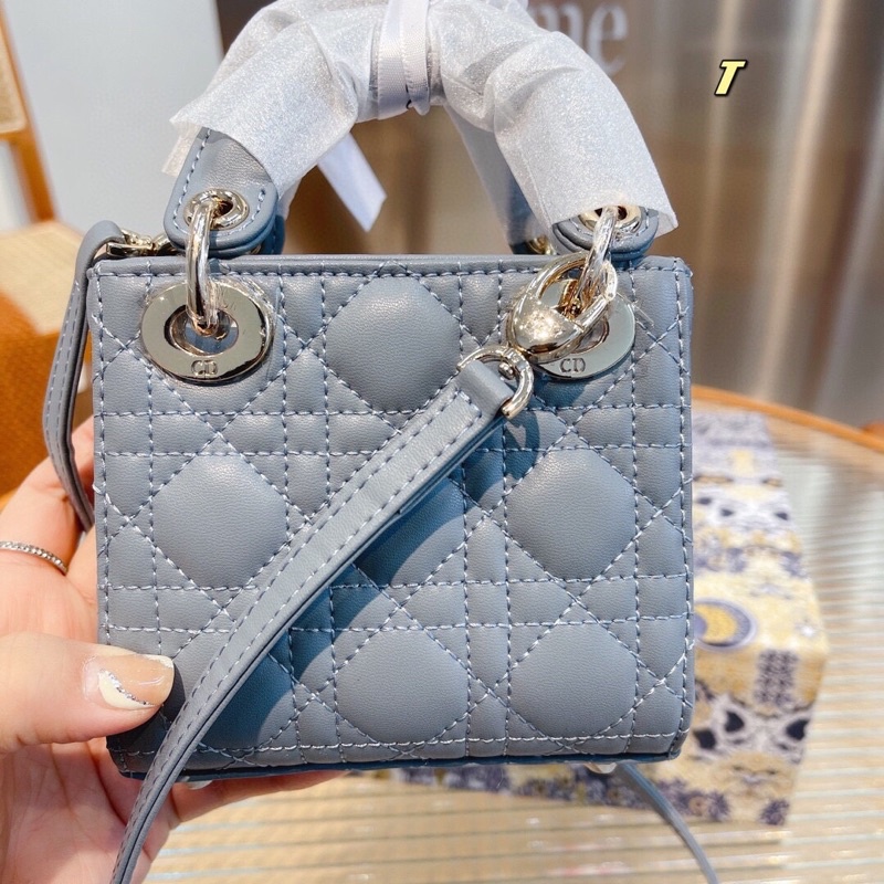 Túi xách Diỏr lady micro da bò hàng order sz12