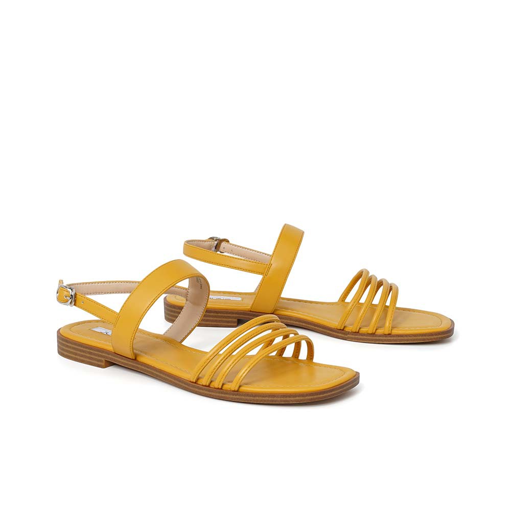 JUNO - Giày sandal bệt đế giả gỗ - SD01098