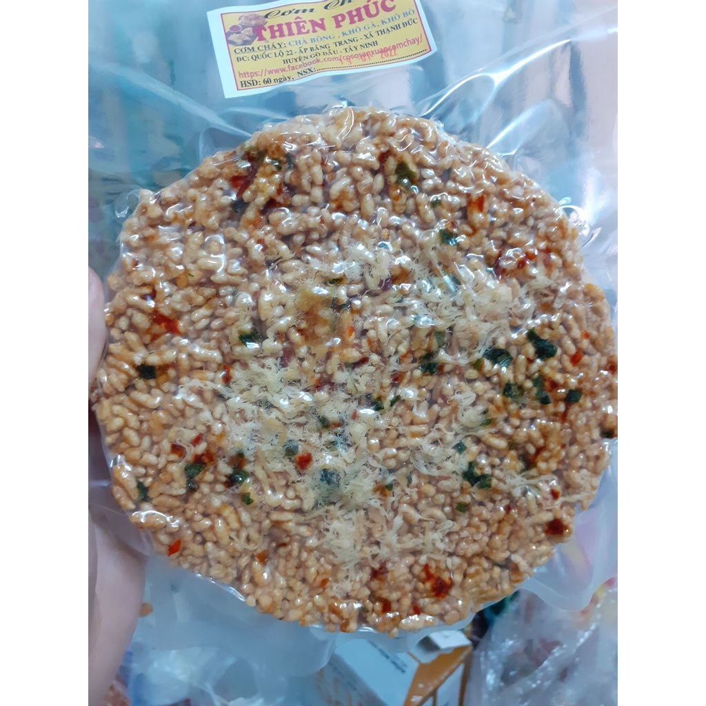 Cơm cháy chà bông giòn tan nếp sấy mắm hành chà bông khô gà khô bò