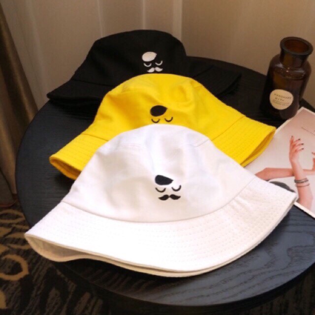 MŨ BUCKET - THÊU RÂU