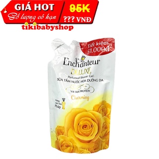Sữa tắm nước hoa dưỡng da Enchanteur Charming - Túi 450g