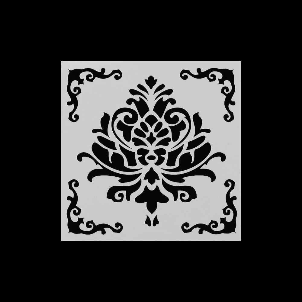 SUYO Set 6 Khuôn Vẽ Trang Trí Họa Tiết Mandala