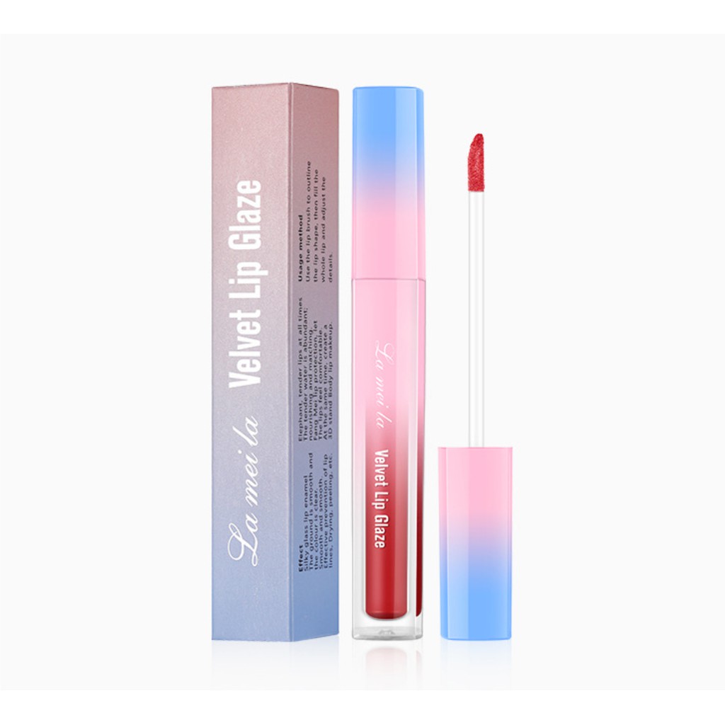 (hàng Mới Về) Son Kem Lameila Tông Nhung Ánh Kim Dưỡng Ẩm Trang Điểm Làm Đẹp | BigBuy360 - bigbuy360.vn