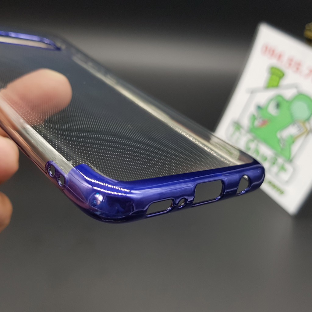 [Ảnh Thật] Ốp lưng Samsung S10e Dẻo Trong Suốt Viền Xi Màu