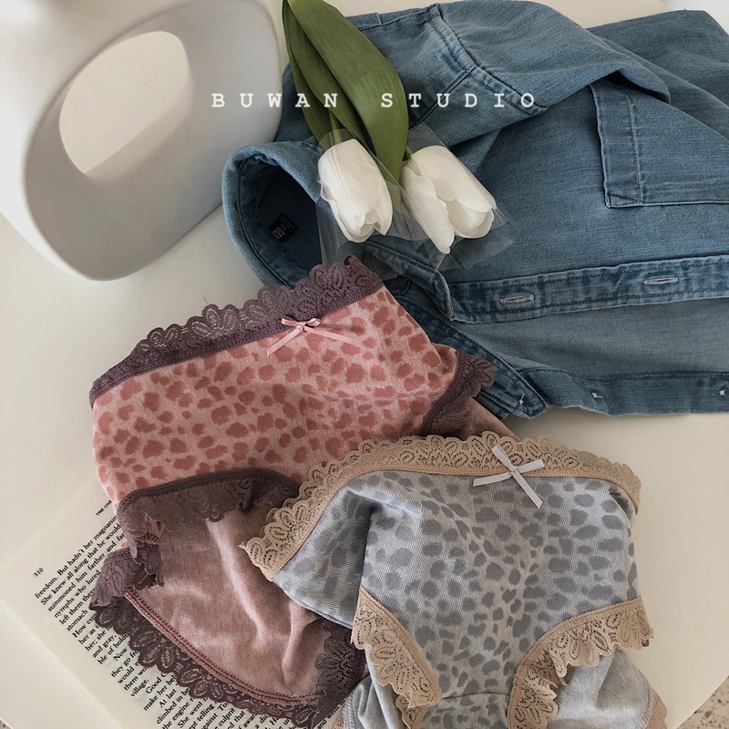 Quần lót cotton phối ren huyền thoại loài báo | BigBuy360 - bigbuy360.vn