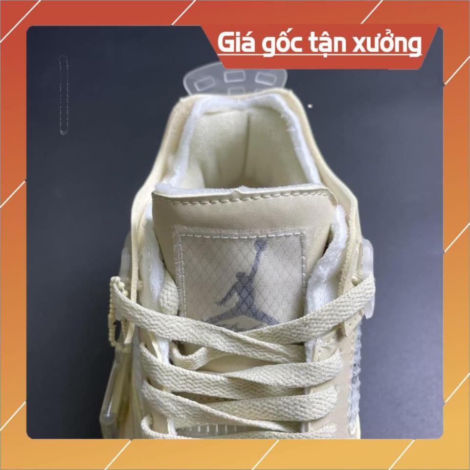 [FreeShip+ Hàng Xịn] Giày Sneaker Jordan 4 OffWhite Full Box Full Phụ Kiện Giày Thể Thao Nam Nữ