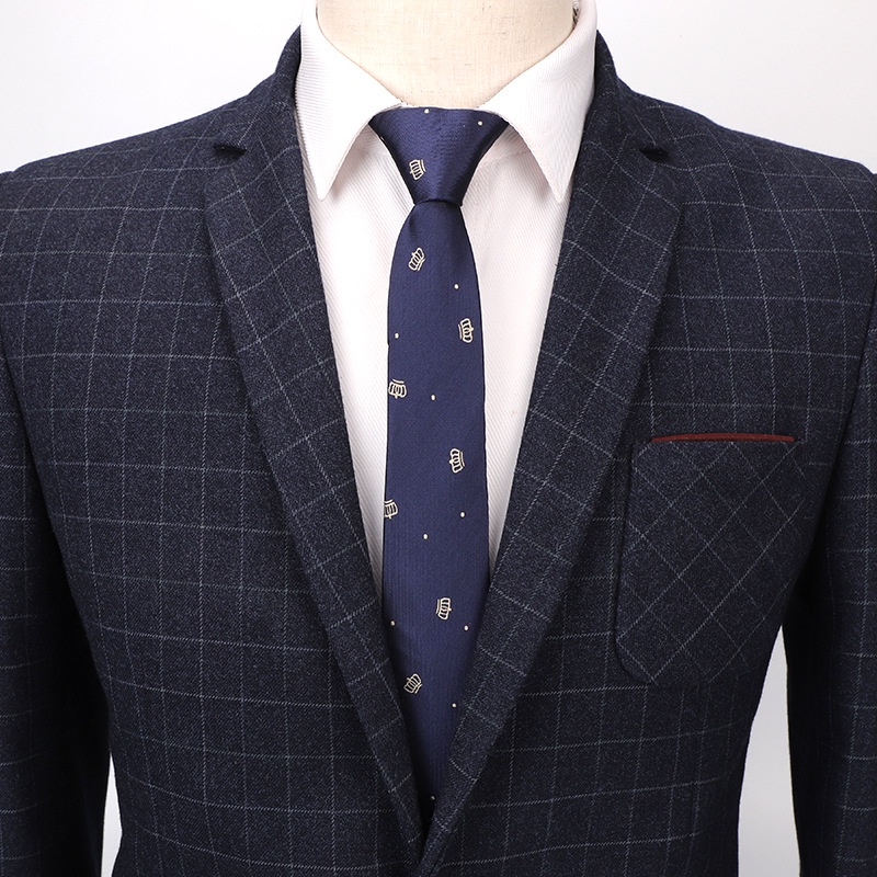 Cà Vạt 6.5CM Họa Tiết Sọc Có Thể Điều Chỉnh Cho Nam