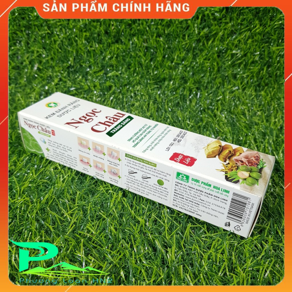 Kem đánh răng Ngọc Châu trắng sáng - tuýp 100g