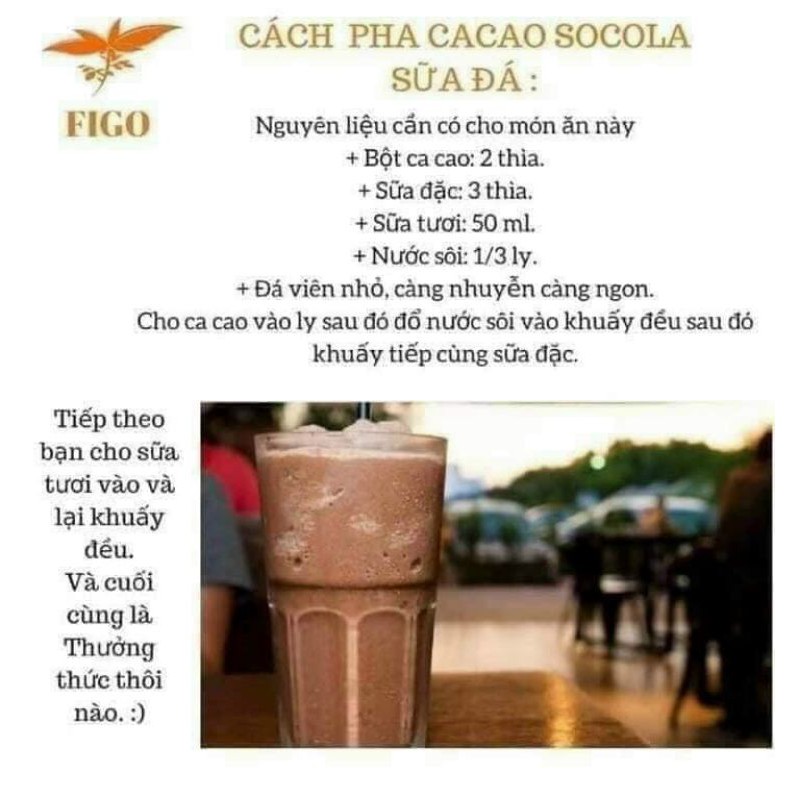 CACAO NGUYÊN CHẤT ĐẮK LẮK 500gr