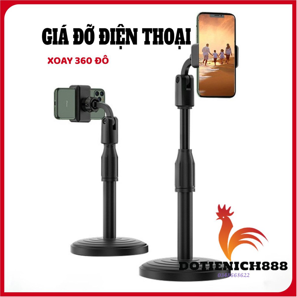 Giá Đỡ Điện Thoại Đa Năng Xem Phim, Livestream, Chụp Hình