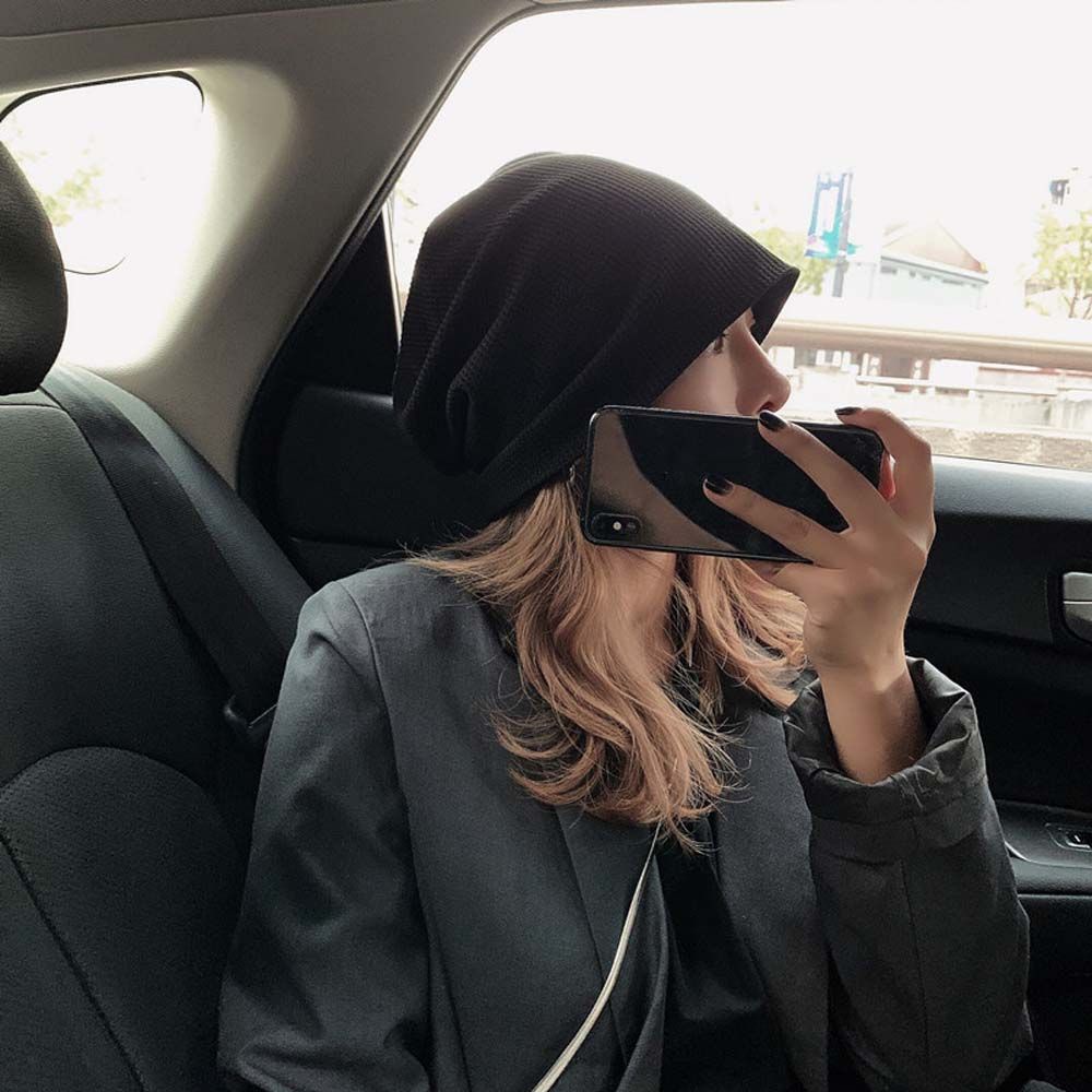 Mũ trùm đầu TAYLOR1 thoáng khí họa tiết kẻ sọc màu trơn phong cách cổ điển thời trang cho nam và nữ