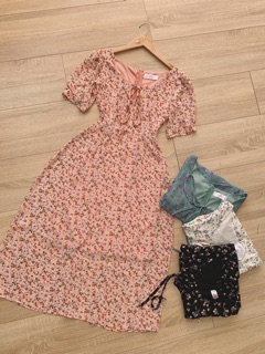 🆘SALE🆘 Váy maxi hoa nhí