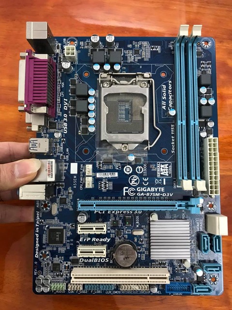Main GigaByte GA-B75M-D3V chính hãng nguyên zin