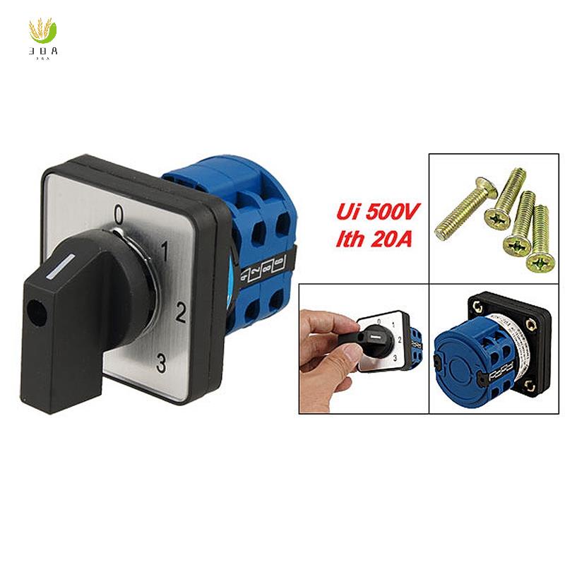 Công Tắc Điều Khiển Xoay 4 Chấu 20a