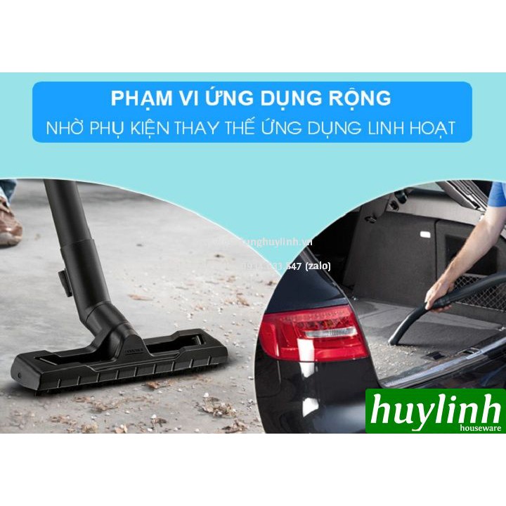 [Mã ELHAMS5 giảm 6% đơn 300K] Máy hút bụi khô và ướt Karcher WD3 Car - Tặng bộ 5 túi lọc bụi trị giá 230.000