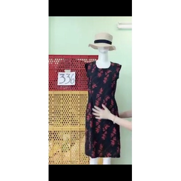 đầm voan hoa size S-M. S336