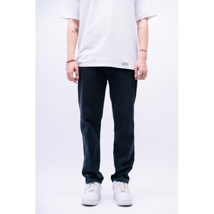 Quần jean baggy nam cạp cao màu xám MALTRIK quần bò ống côn Hàn Quốc có size lớn cho người béo 100kg ❕