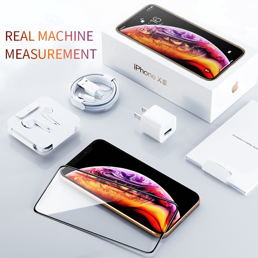 Kính cường lực 6D bảo vệ toàn màn hình cho iPhone 12 13 Pro Max 12 Mini 11 Pro Max X XS Max XR