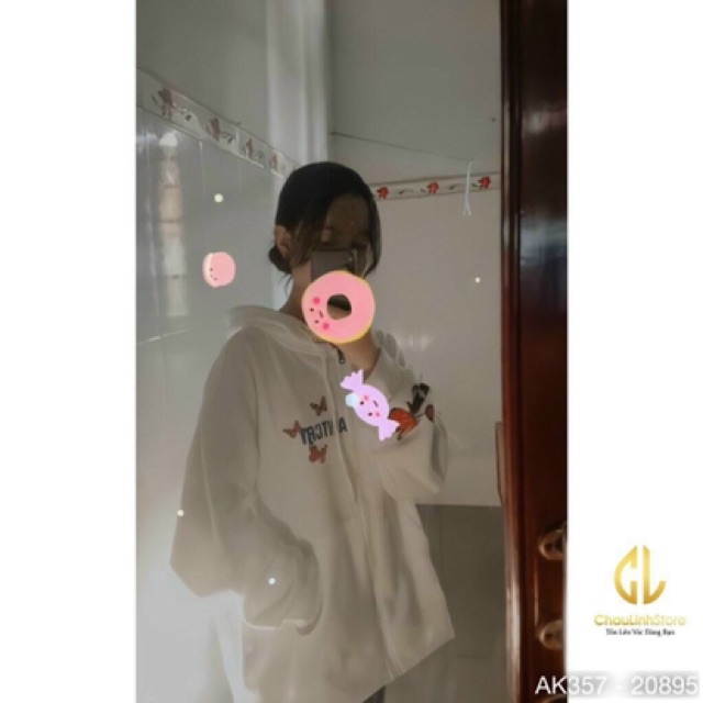 Áo Khoác Nỉ Bông Dày Dặn Form Rộng Unisex Bướm Áo Khoác Nữ Thun Nỉ in BƯỚM - AK3357 | BigBuy360 - bigbuy360.vn