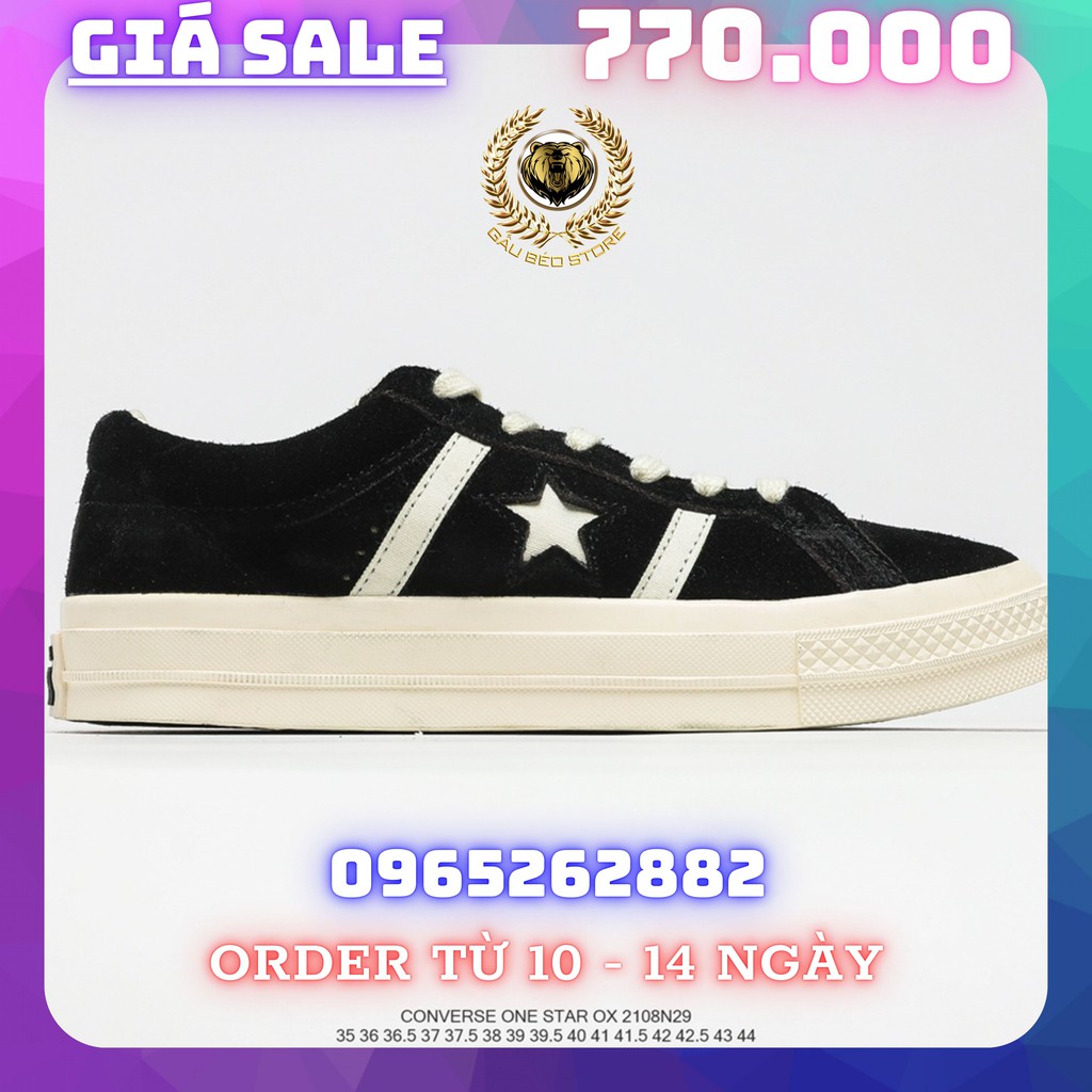 Order 1-2 Tuần + Freeship Giày Outlet Store Sneaker _CONVERSE Chuck Taylor One Star Academy OX MSP: 210 gaubeostore.shop