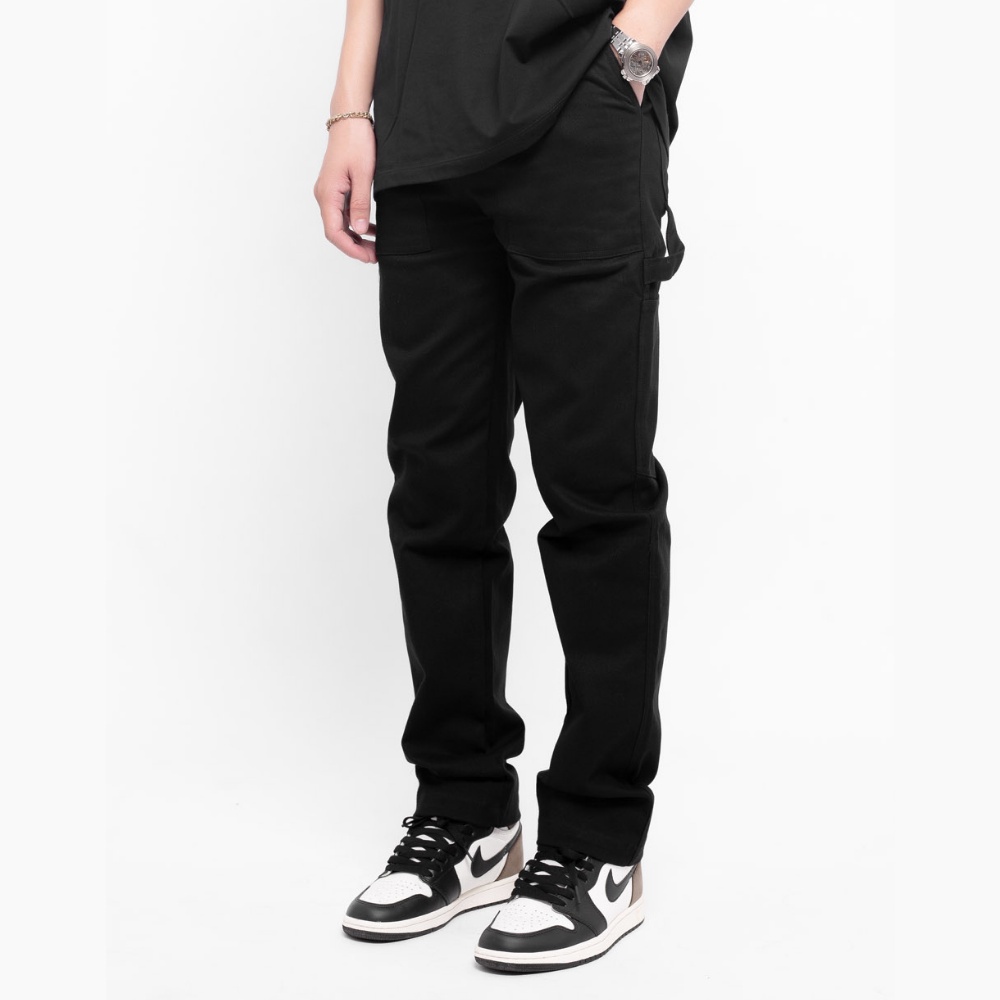 Quần dài nam twill pants màu đen Tum Machines Black - Twill Slim Pant