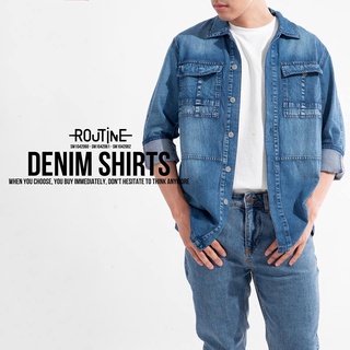 Áo sơmi Denim hàng VNXK chất lượng cao wash mềm xịn ,💖 siêu thấm, siêu bền bỉ [𝐅𝐑𝐄𝐄 𝐒𝐇𝐈𝐏]💖