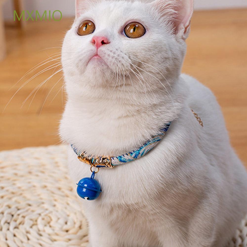 Vòng Cổ Thú Cưng Có Chuông Trang Trí Nhiều Màu Sắc Phong Cách Nhật Bản