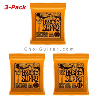 USA 3 Ernie Ball 2222 Electric 9-46 - 3 bộ dây đàn Guitar Điện