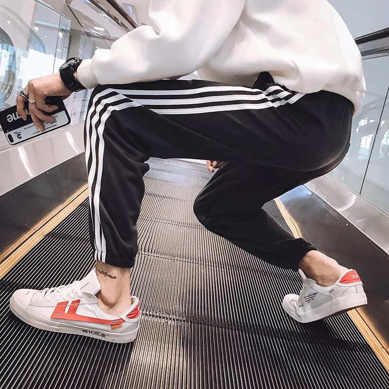 QUẦN JOGGER 3 SỌC TRẮNG