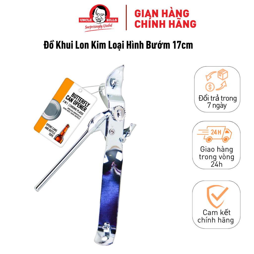 Đồ khui hộp đa năng kim loại cao cấp kích thước 17cm Uncle Bills KA0112 hàng nhập khẩu dụng cụ khui sữa nắp lon khui bia