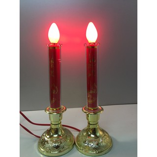 Bộ 2 cây đèn cầy thờ
