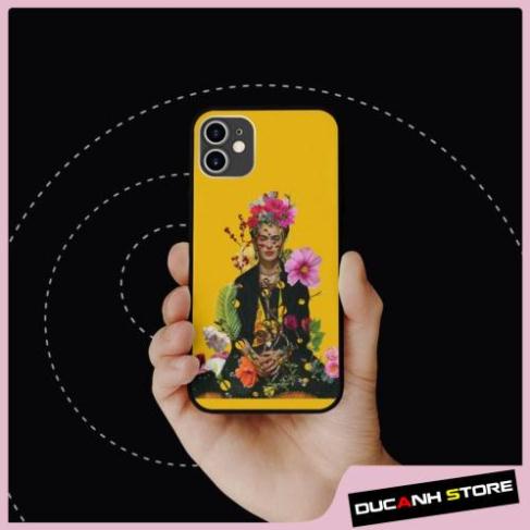 Ốp lưng iphone SAMSUNG lady with flowers collage art op art cứng  cho các dòng iPhone PAP20211021