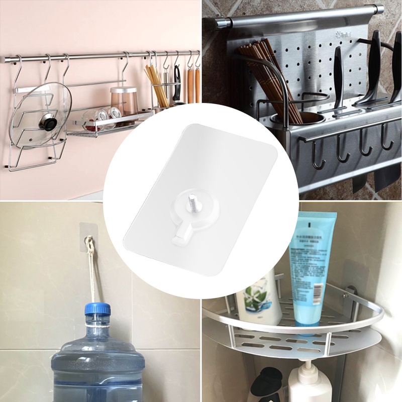 Set 2 Đinh Gắn Tường Treo Đồ Không Cần Đóng Đinh Tiện Dụng