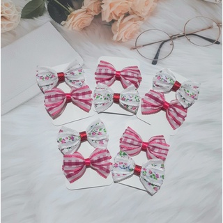 Set 2 kẹp tóc nơ xinh cho bé