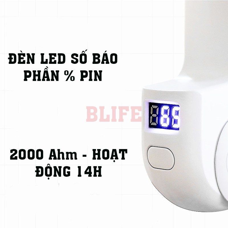 Quạt tích điện mini cầm tay 2000mAh - tiện lợi 4 trong 1 BLIFE - BH 3 THÁNG | BigBuy360 - bigbuy360.vn