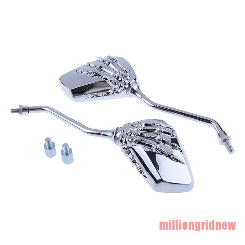 Gương Chiếu Hậu Hình Đầu Lâu Độc Đáo Dành Cho Xe Scooter MKN