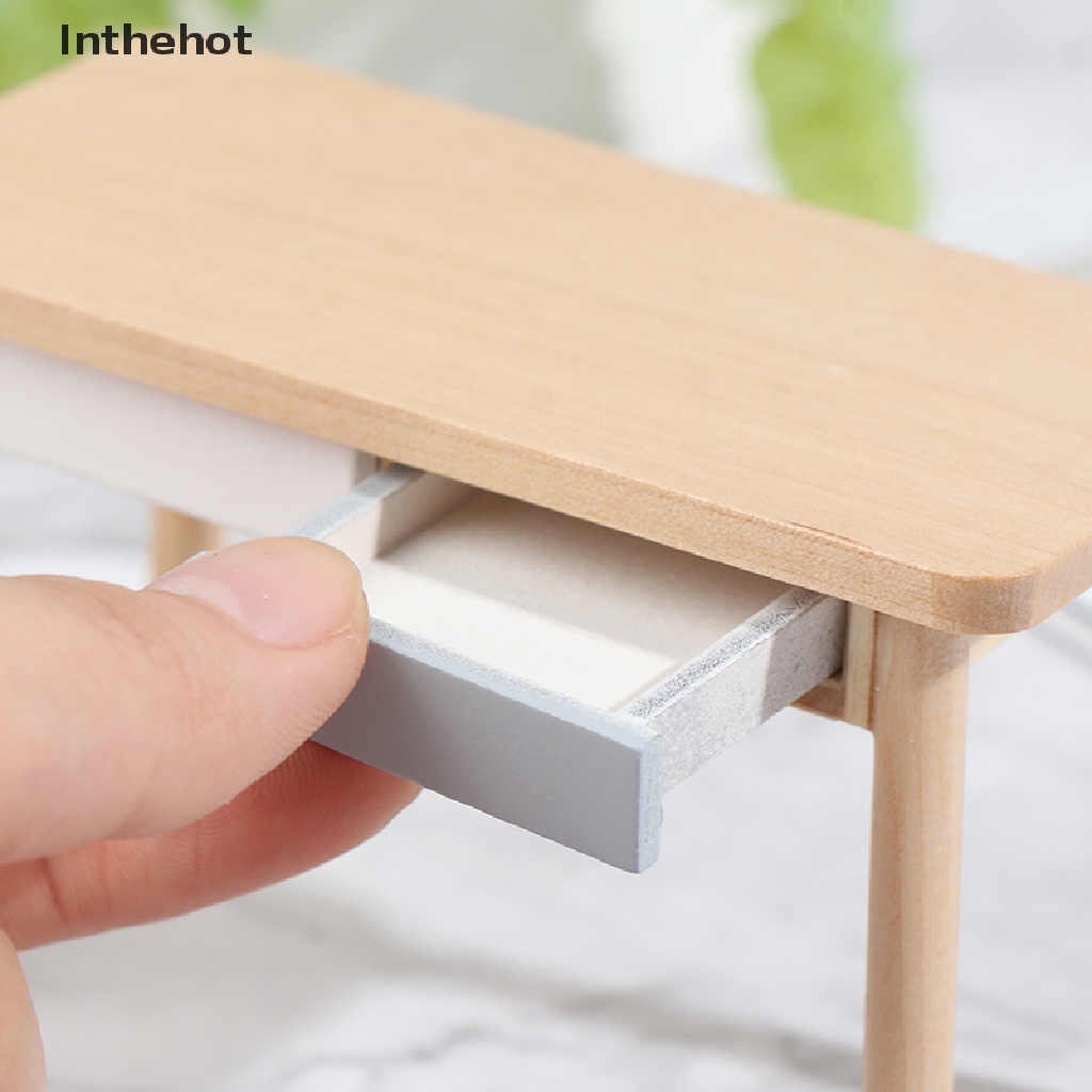Bàn Máy Tính mini Tỉ Lệ 1 / 12 Trang Trí Nhà Búp Bê
