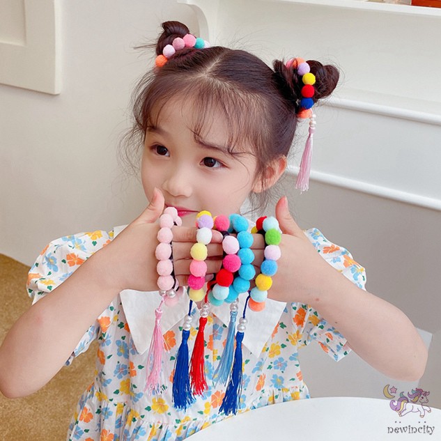 Dây Buộc Tóc Nhiều Màu Sắc Cho Bé Gái