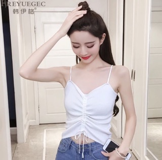Áo 2 dây rút ngực cổ tim🌻