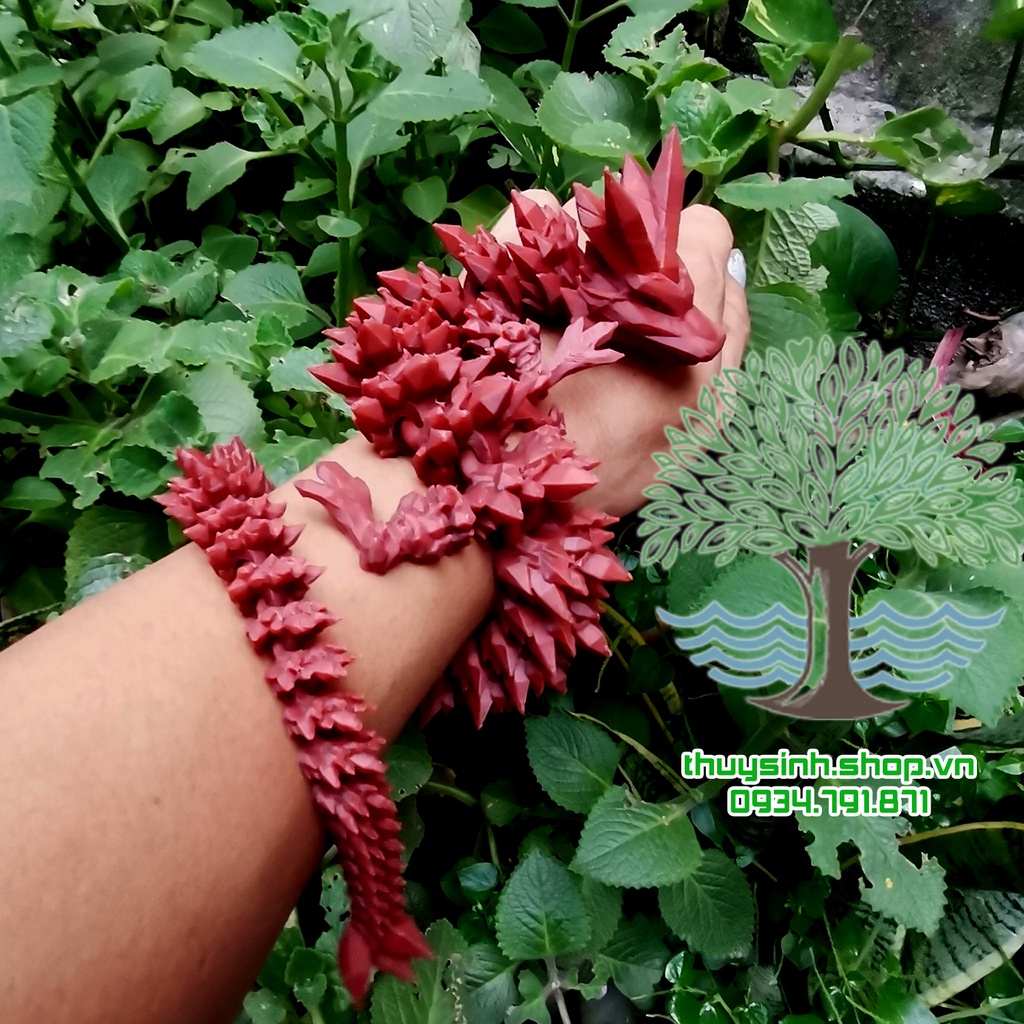 Mô Hình Rồng Crystal_rồng băng cử động khớp linh động bằng công nghệ in 3D trang trí nhà cửa, phong thủy