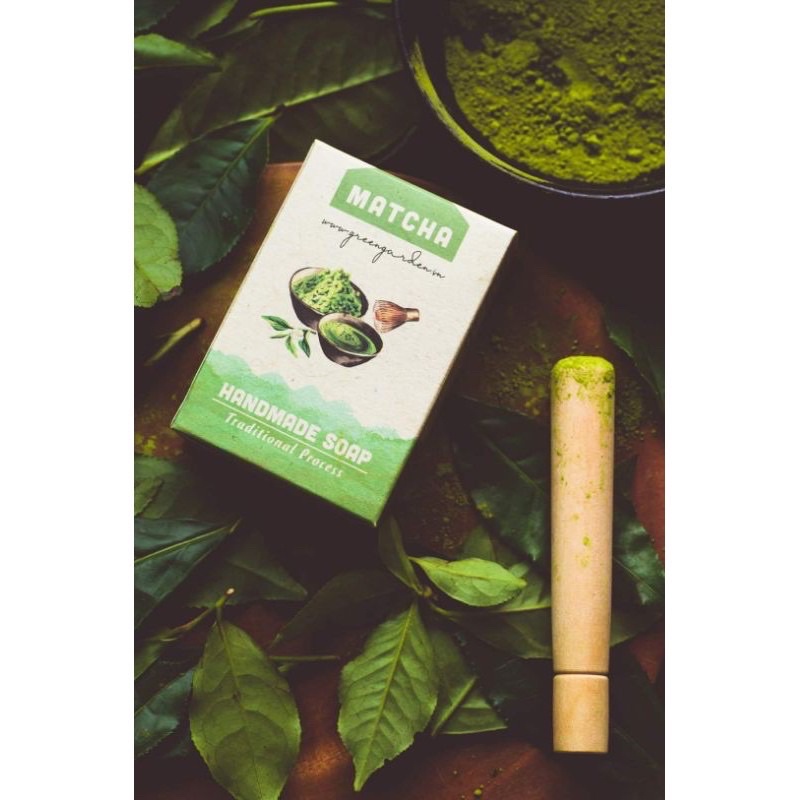 Bộ ba xà phòng handmade Green Gảden thảo mộc giảm thâm nám, da trắng sáng