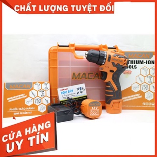 Máy Khoan Dùng Pin 18V MACAN động cơ không chổi than