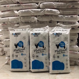 Bỉm quần yubest size L 96 miếng