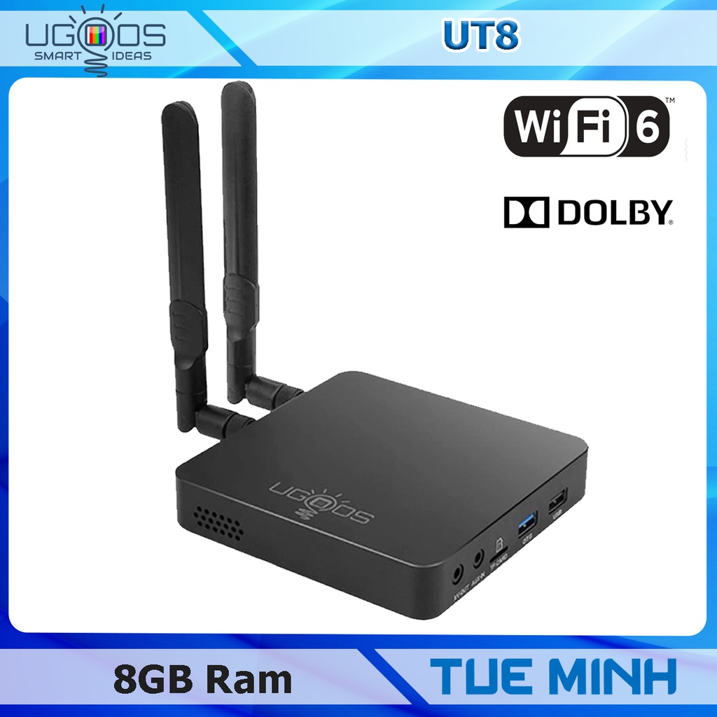 Android TV Box Ugoos UT8 - Ram 8GB, Android 11