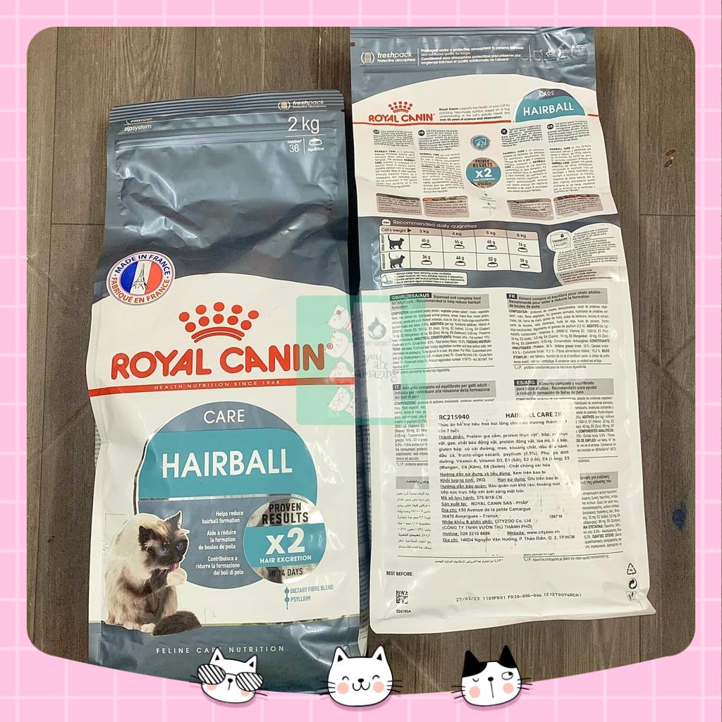 Hạt Royal Canin Hairball thức ăn tiêu búi lông cho mèo