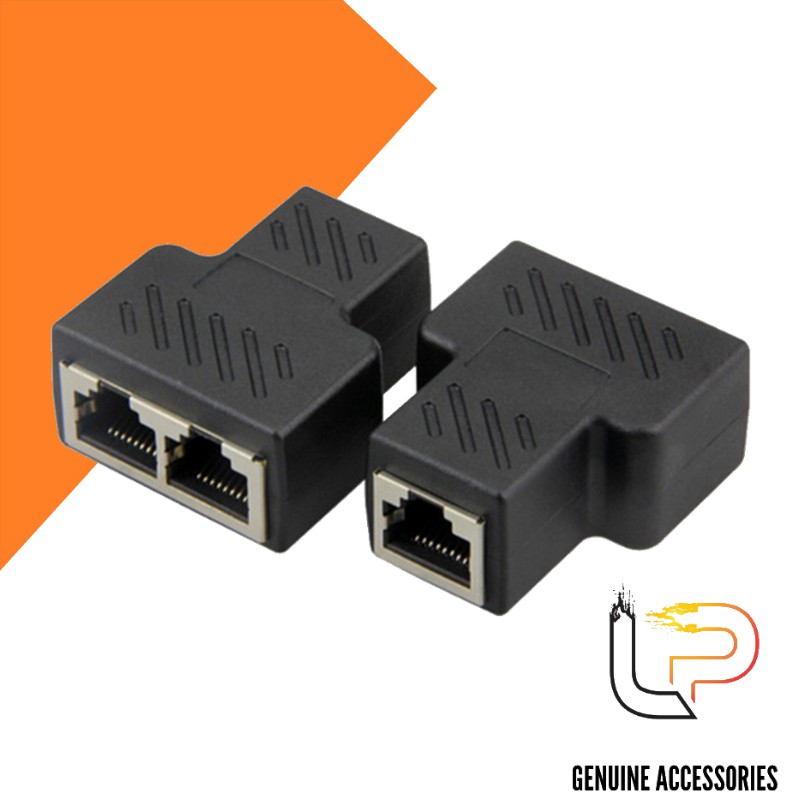 Đầu nối cáp mạng LAN RJ45 màu đen