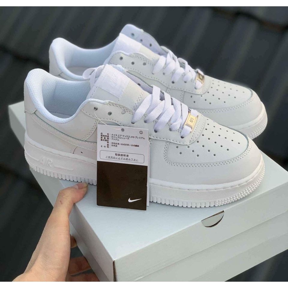 Giày Nike_Air Force 1 trắng ,Giày AF1 All White hàng đẹp Da Xịn Đế Air dành cho nam nữ phối đồ đẹp full box