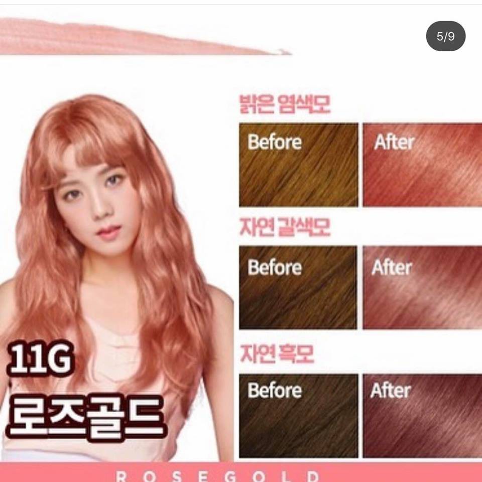 Nhuộm tóc Mise En Scene Hello Bubble Foam Hair Color Blackpink